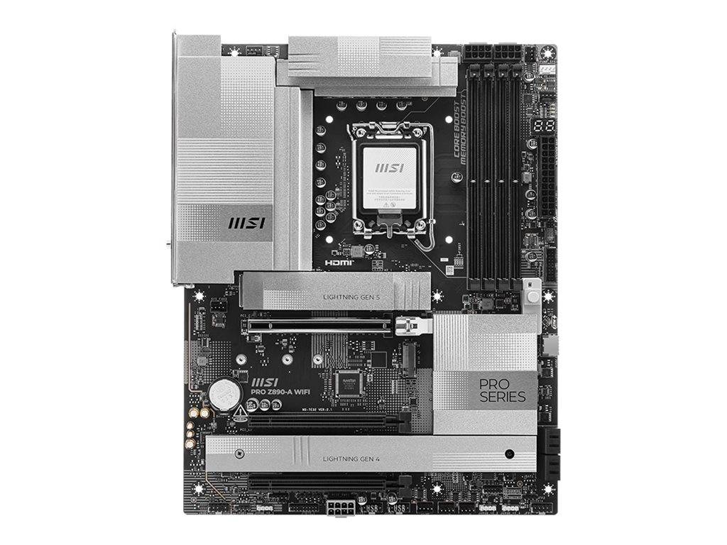 MSI PRO Z890-A WIFI - Motherboard - ATX - LGA1851 Sockel - Z890 Chipsatz - USB4, USB 3.2 Gen 1, USB 3.2 Gen 2, USB-C 3.2 Gen 2x2, USB-C 3.2 Gen2