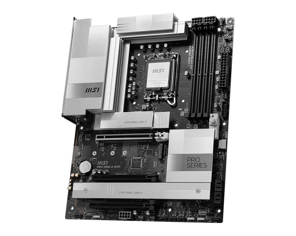 MSI PRO Z890-A WIFI - Motherboard - ATX - LGA1851 Sockel - Z890 Chipsatz - USB4, USB 3.2 Gen 1, USB 3.2 Gen 2, USB-C 3.2 Gen 2x2, USB-C 3.2 Gen2