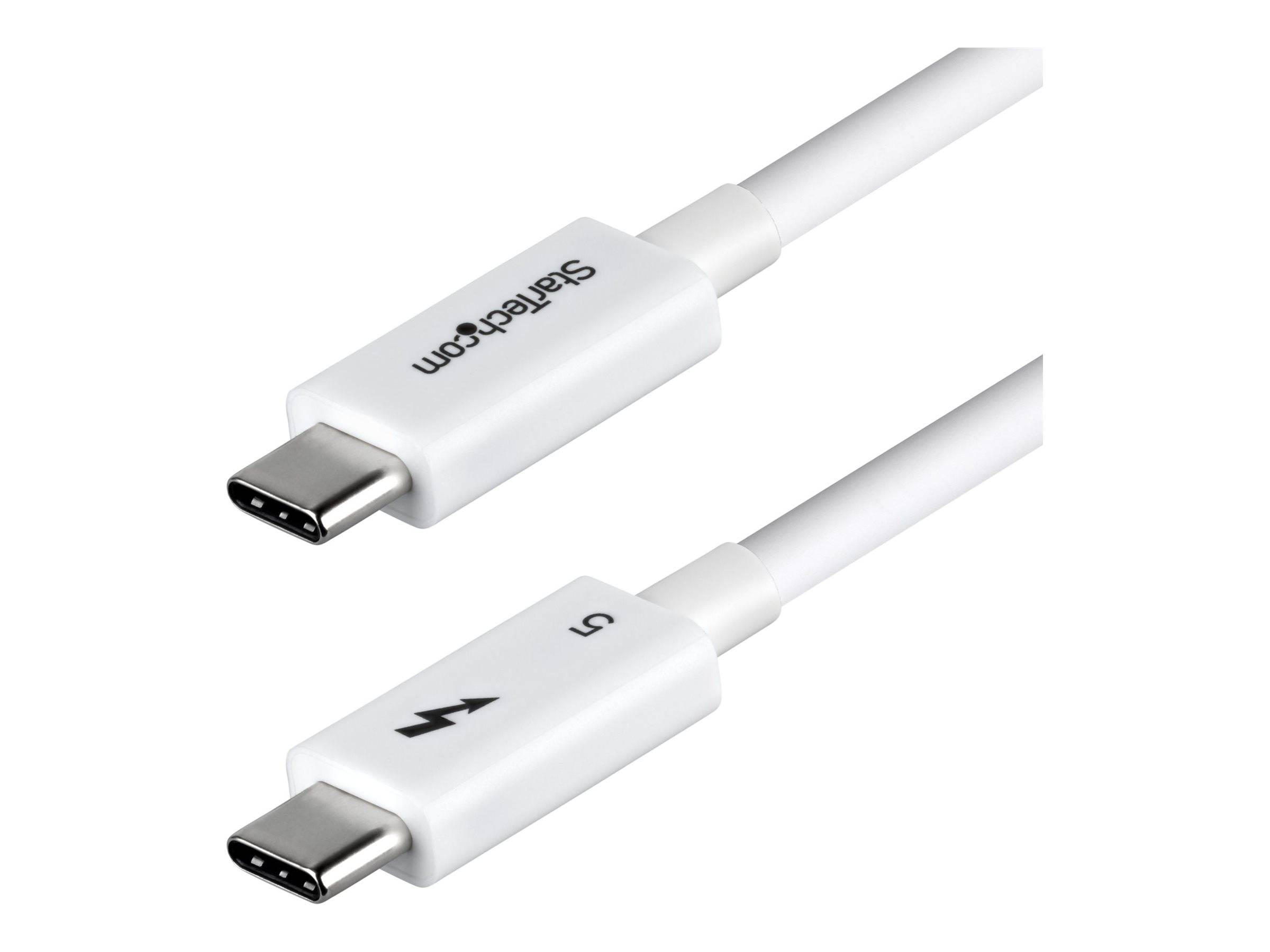 StarTech.com 50cm Thunderbolt 5 Kabel, 80Gbps-120Gbps, 240W PD, 8K 60Hz, Thunderbolt zertifiziertes Kabel, kompatibel mi