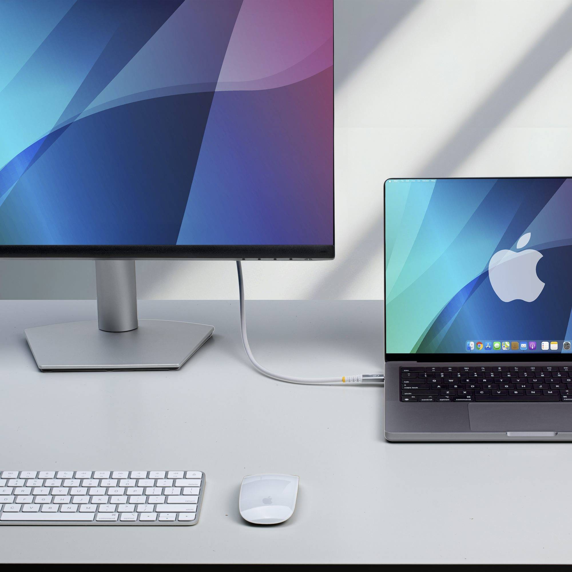 StarTech.com 3m USB4 Kabel, 20Gbps, USB-IF-zertifiziertes USB-C Ladekabel, 60W PD, 4K 120Hz DP2.1 Monitorkabel, TPE-Mantel, Weiß, 3 m, USB C, USB