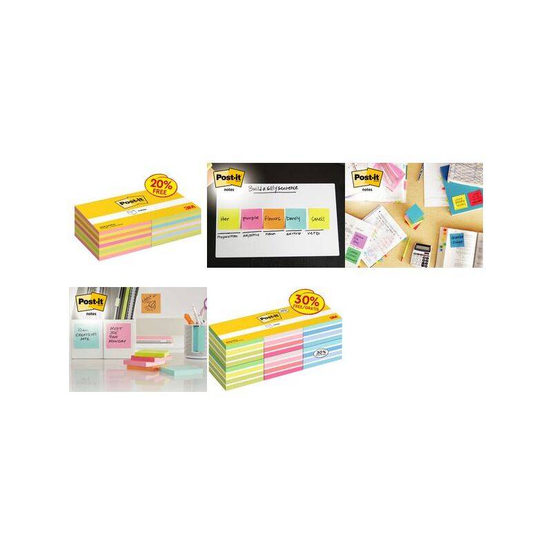 Post-it Haftnotiz-Würfel notes, 76 x 76 mm, Promotion