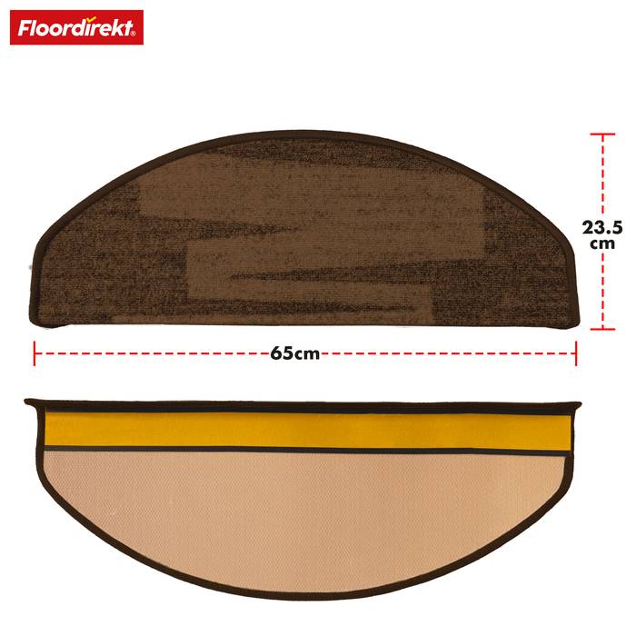 „Halbkreis-Teppich-Treppenstufe