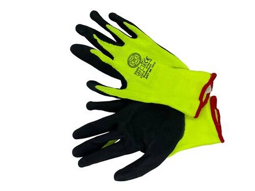 MMXX Nylon-Handschuh Supertouch, Gr. 11, EN 388, mit Latexschaum, SB-Karte