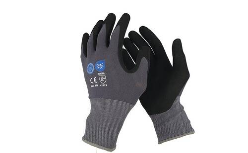 MMXX Nylonhandschuh m. Nitrilbeschichtung CE/OEKO-TEX, EN388, Gr. 9