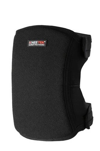 Schwarzes Knieschützer mit „KNEETEK