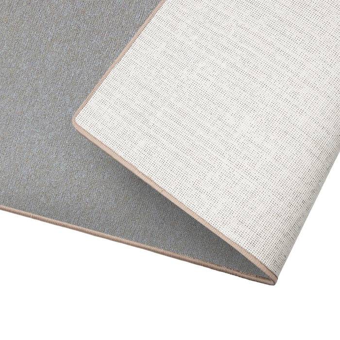 FLOORDIREKT Teppich-Läufer London – Pflegeleichter Schlingenfloor – Modernes Design – Beige – 67 x 200 cm