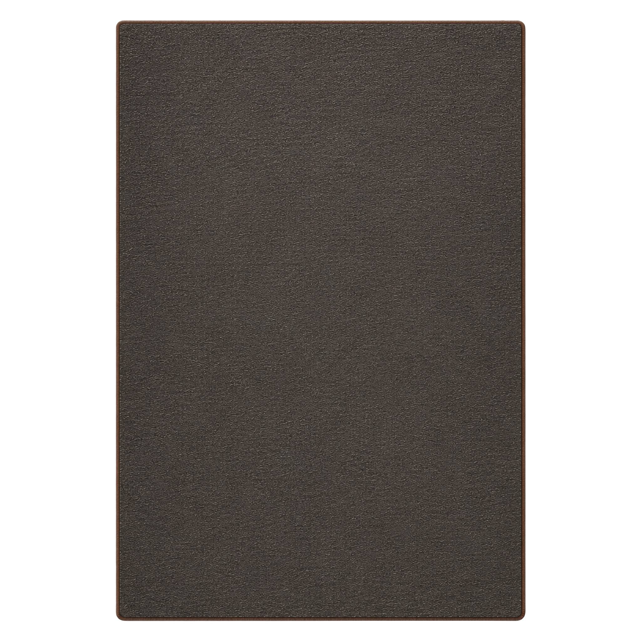 FLOORDIREKT Teppich-Läufer London – Pflegeleichter Schlingenfloor – Modernes Design – Dunkelbraun – 200 x 350 cm
