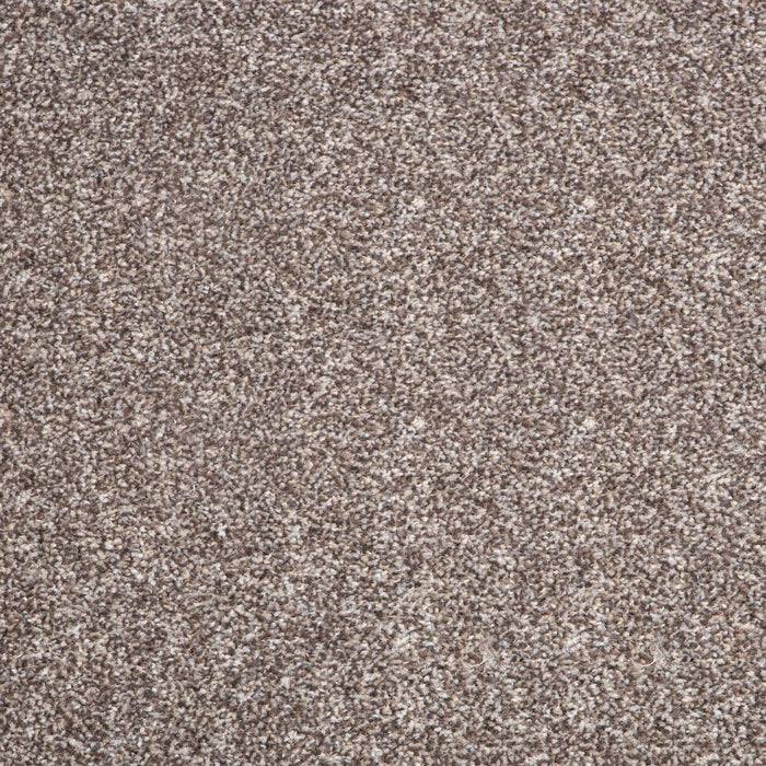 FLOORDIREKT Velours-Teppich Lyon - Melierter Flor - Braun - 50 x 150 cm