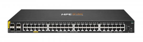 HPE OfficeConnect 1920 Switch mit mehreren Netzwerkports, entwickelt zur Verbesserung der Konnektivität in Geschäftsnetzwerken.