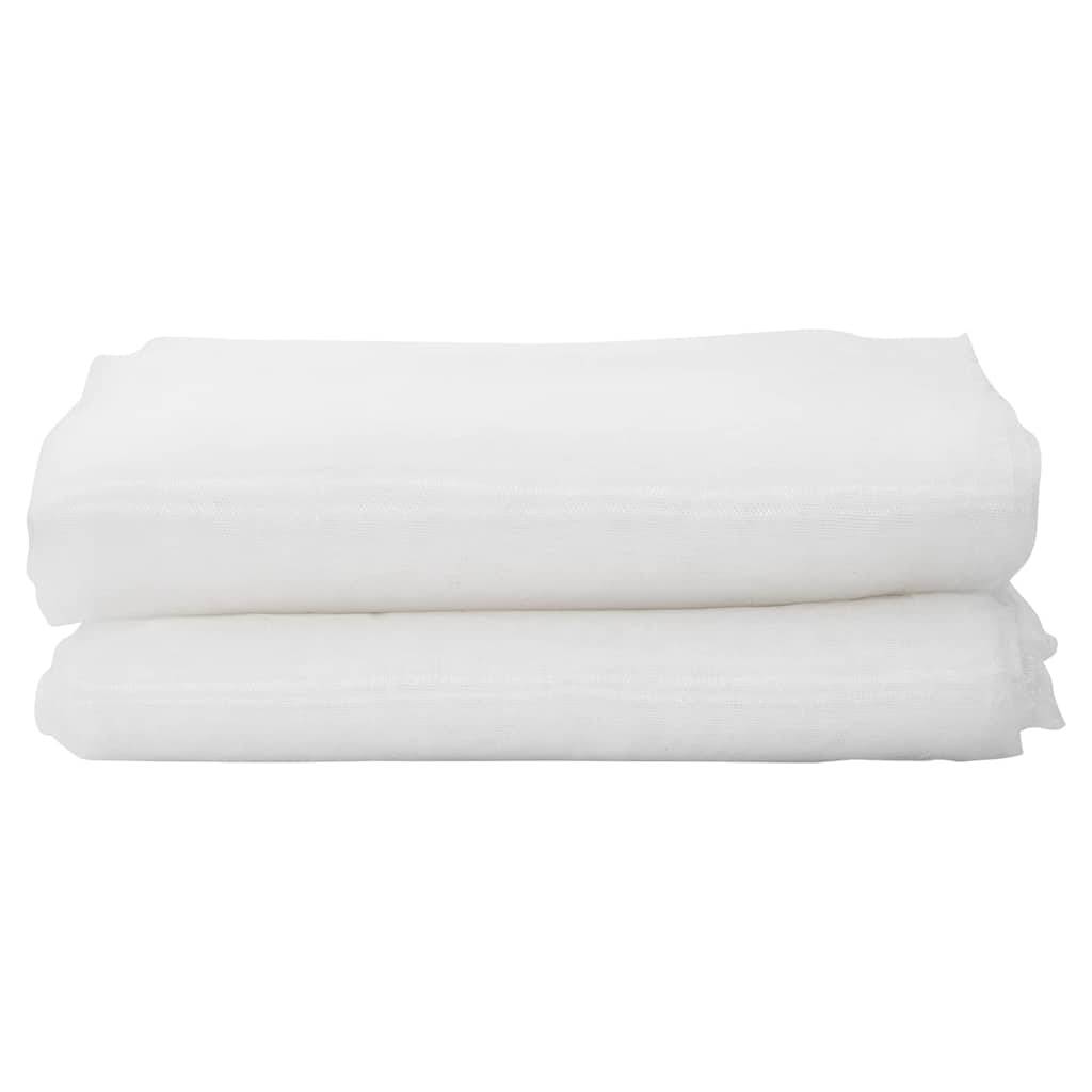 vidaXL Insektennetz Weiß 2 x 5 m Polyethylen