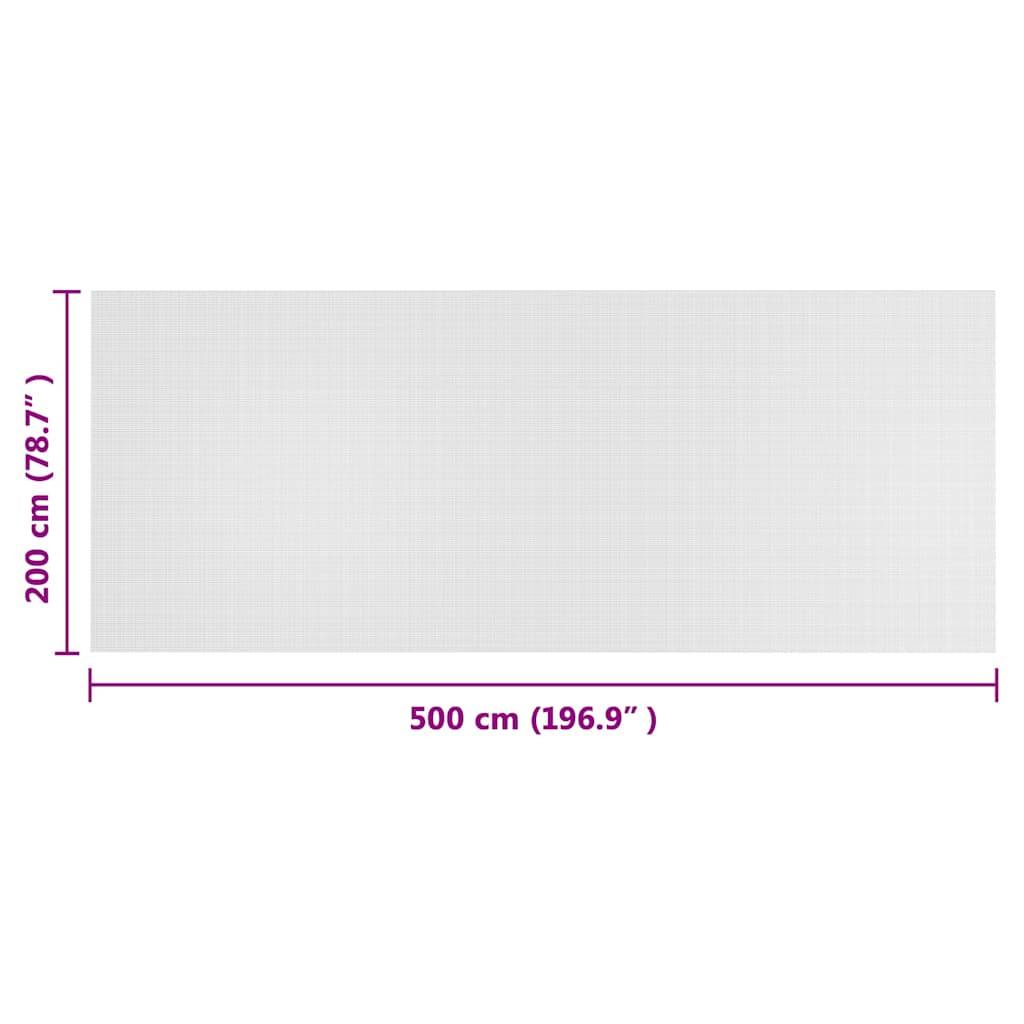 vidaXL Insektennetz Weiß 2 x 5 m Polyethylen