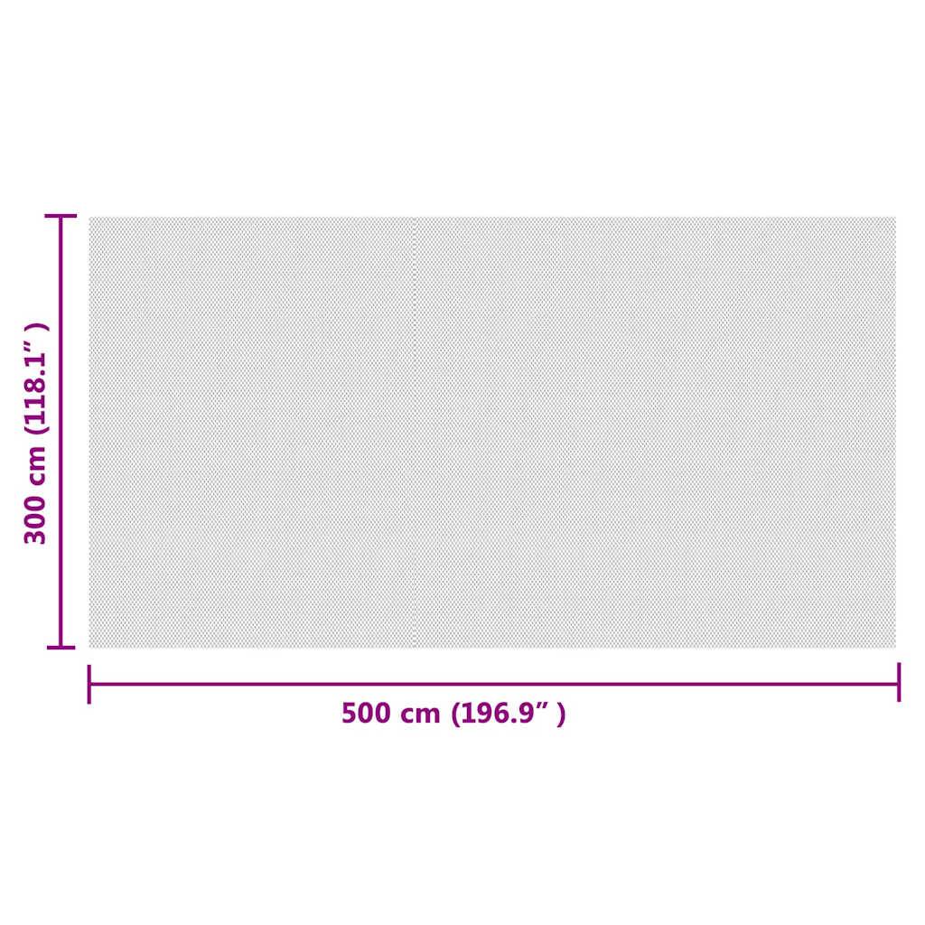 vidaXL Insektennetz Weiß 3 x 5 m Polyethylen