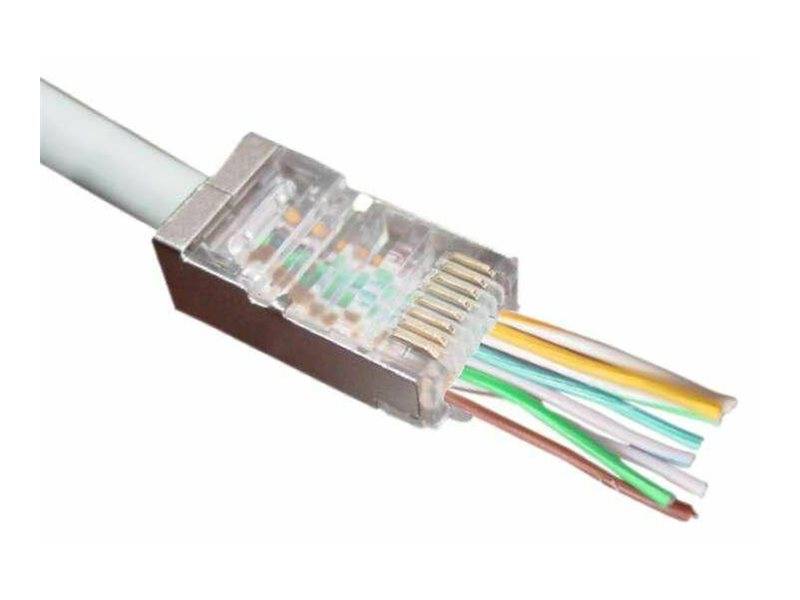 MicroConnect Easy Connector - Netzwerkanschluss - RJ-45 (M)FTP - CAT 6a -