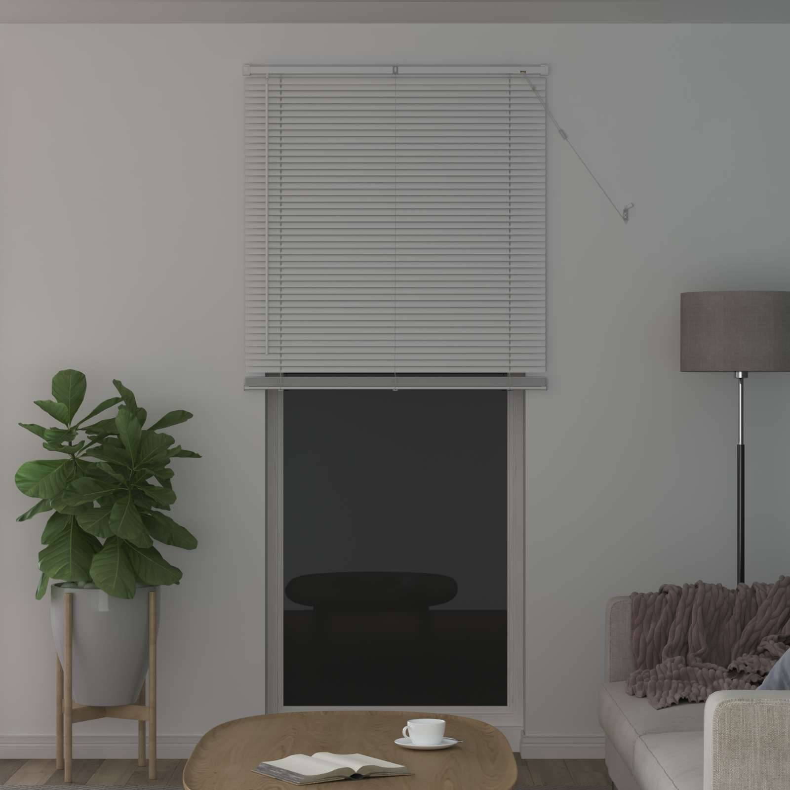 vidaXL Venetianer Jalousie Weiß 213 x 90 cm PVC