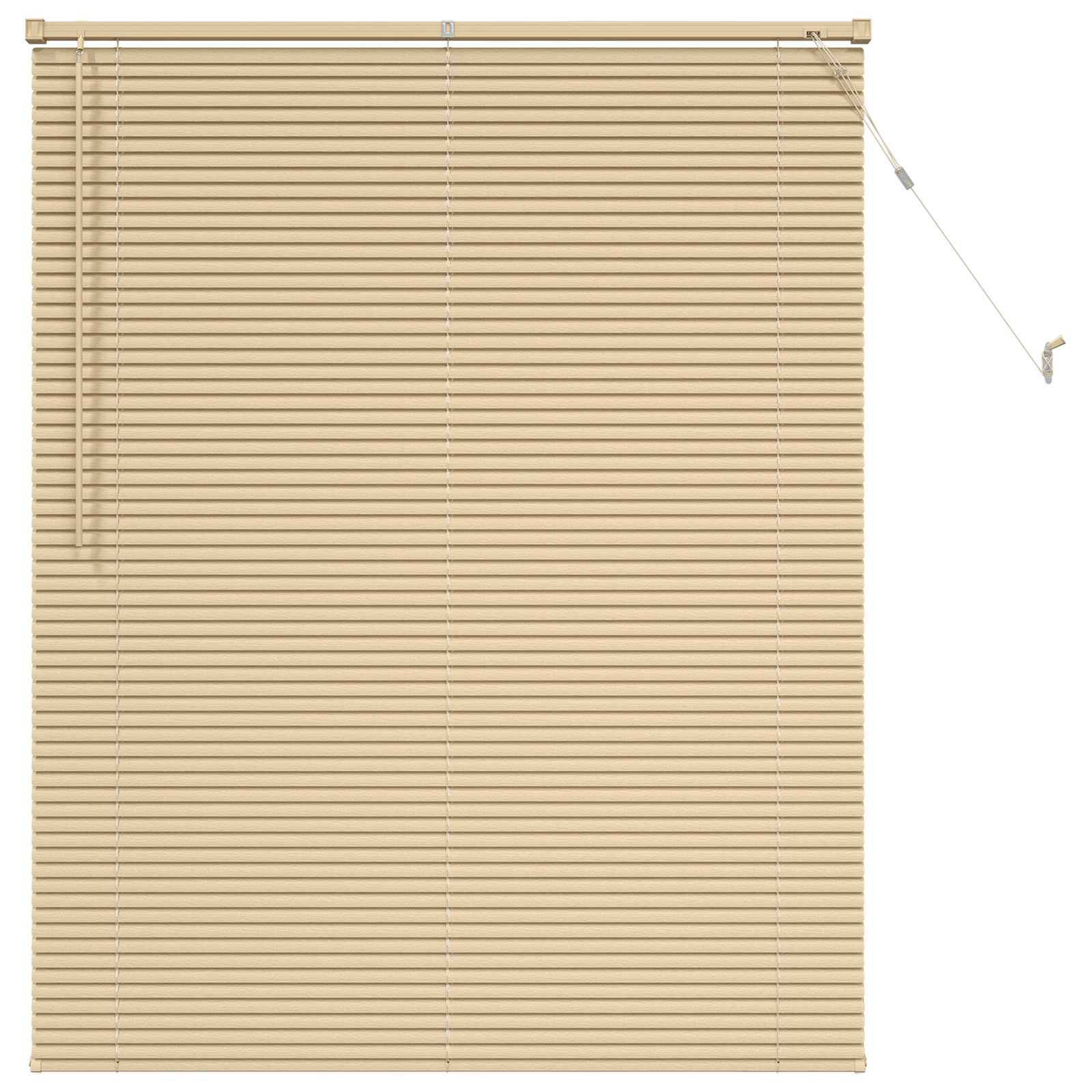 vidaXL Venetianer Jalousie Hellbraun mit Muster 150 x 110 cm PVC