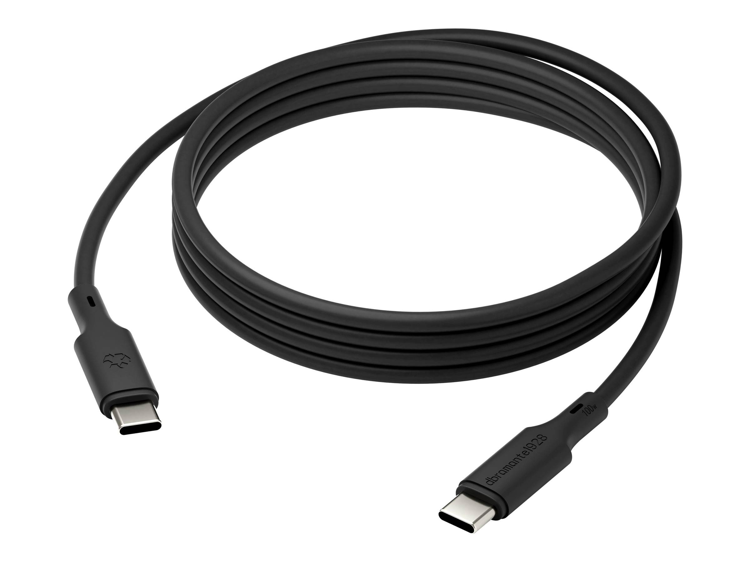 dbramante1928 IT - USB-Kabel - USB-C zu USB-C2 m - bis zu 100W Ladeleistung -