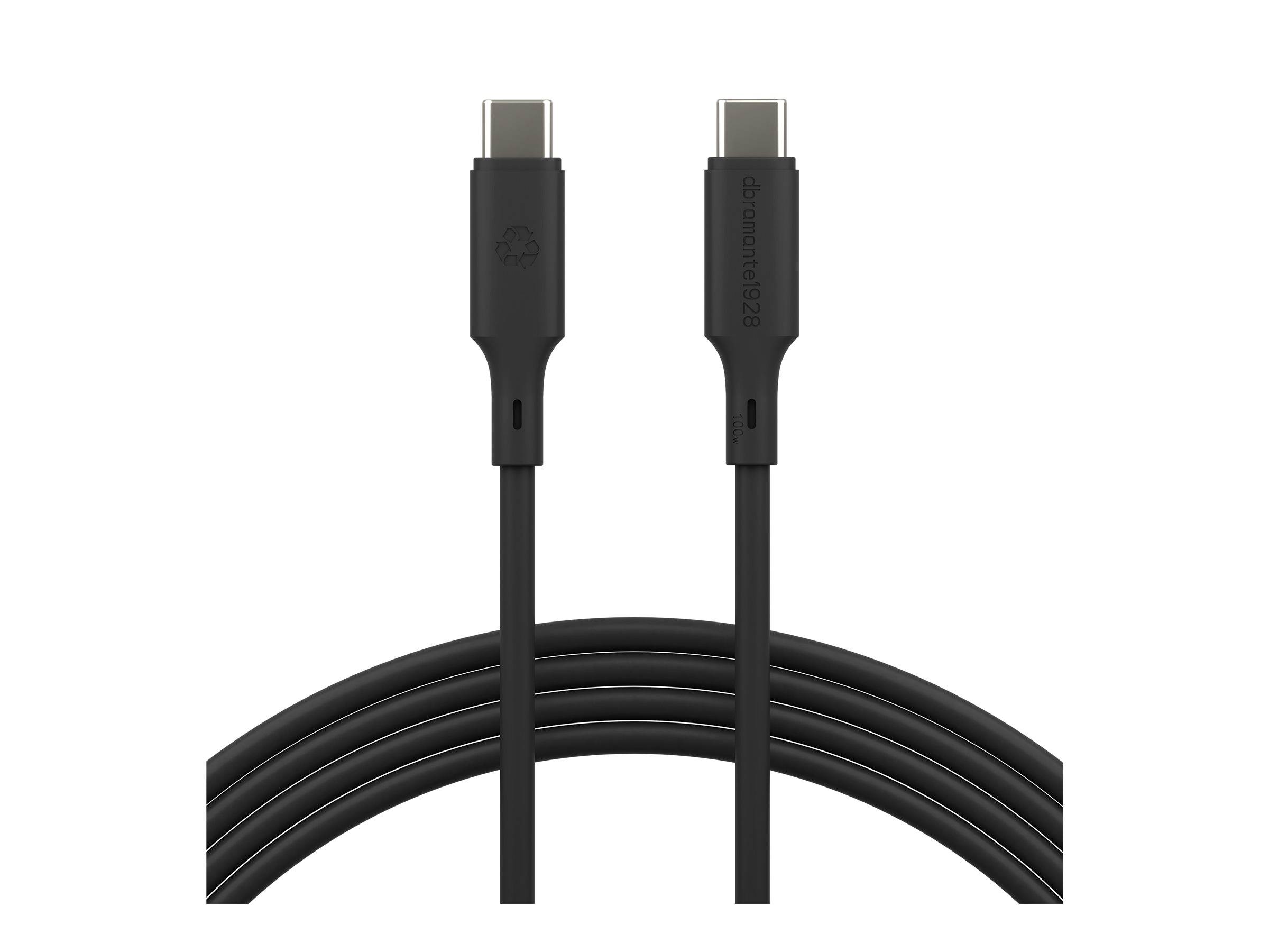 dbramante1928 IT - USB-Kabel - USB-C zu USB-C2 m - bis zu 100W Ladeleistung -