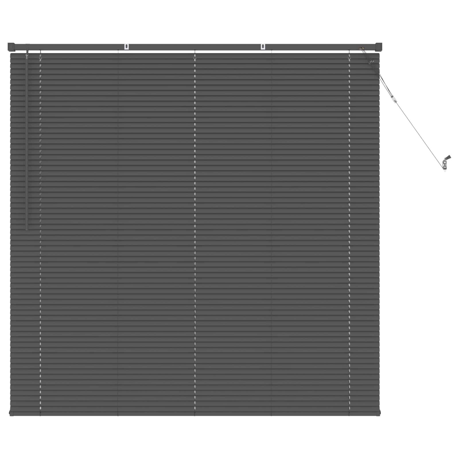 vidaXL Venetianer Jalousie Silber Grau 150 x 150 cm PVC