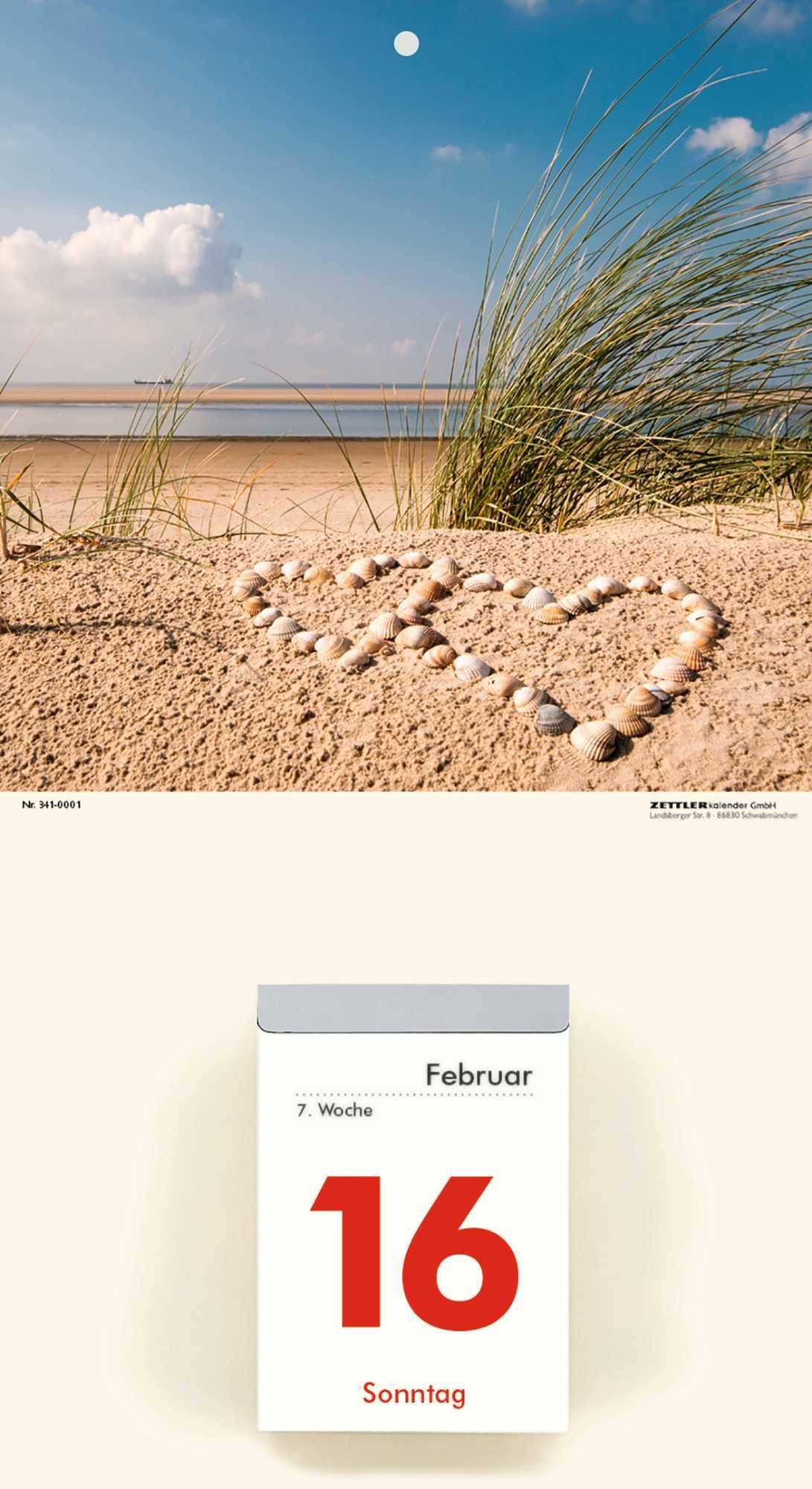 ZETTLER 609773 Kalenderrückwand - 18 x 33 cm, 2-fach sortiert