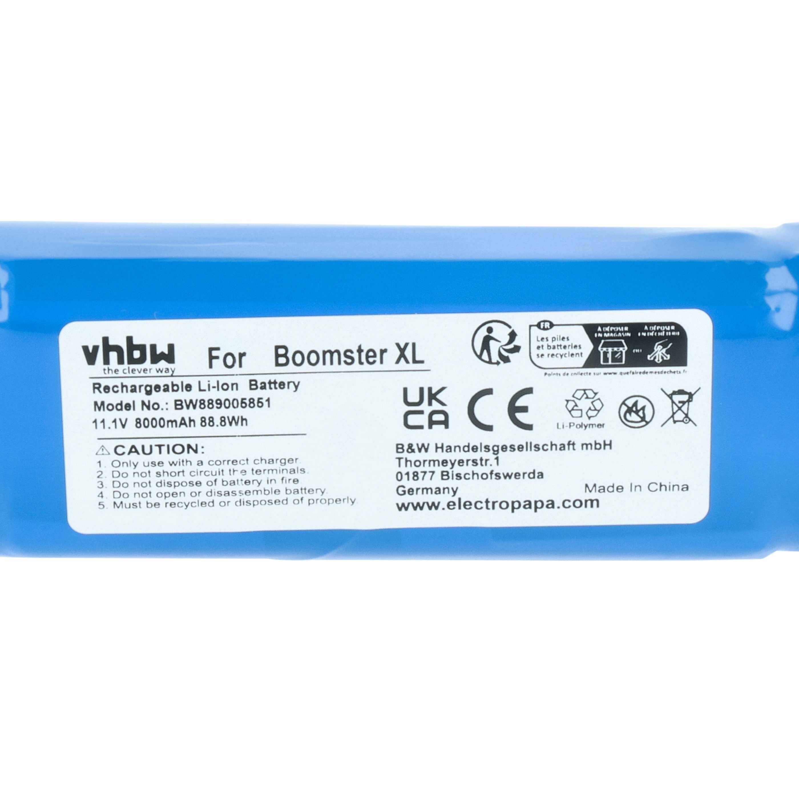 Blaue wiederaufladbare Li-Ionen-Batterie mit der Bezeichnung 
