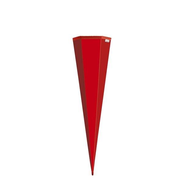 Schultüten-Rohling rot - eckig 85 cm