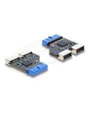 Delock USB 5Gbps Hub 20Pin Pfostenbuchse < 2x USB-A