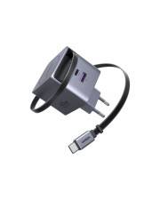 Ugreen X614 45W GaN Fast Charger 1x USB-C USB-A ausziehbares