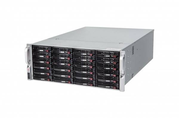 Storage JBOD 24 II Dallmeier, Speichersystem für die Erweiterung von Aufzeichnungssystemen, 4RU Rack-Mount, bis 24× 3,5