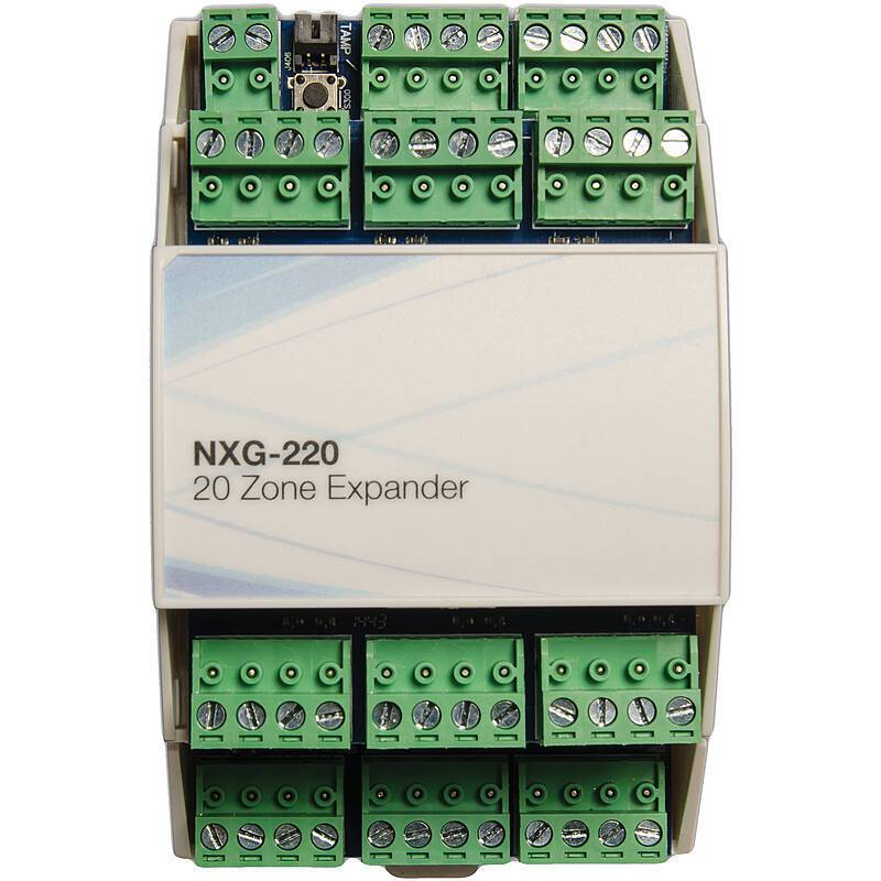 xGen NXG-220-G3 Erweiterungsmodul, 20 Zonen, Erweiterungsmodul | nach Richtlinien:EN 50131 Grad 2 | Einsatzgebiet:Gewer