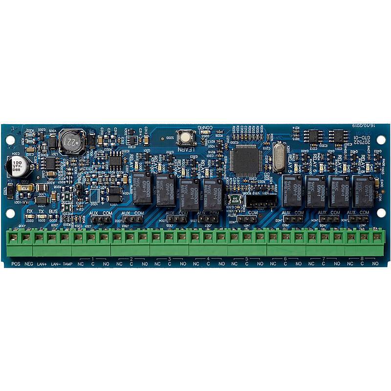 xGen NXG-508N Erweiterungsmodul, 8x Relaisausgang, Erweiterungsmodul | nach Richtlinien:EN 50131 Grad 2 | Einsatzgebiet