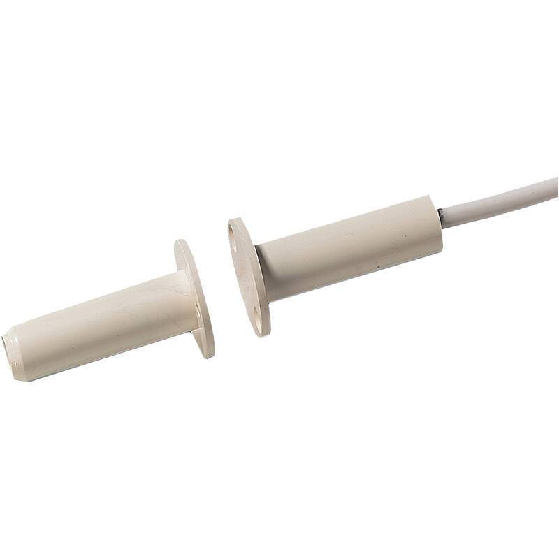 Aritech DC106 Magnetkontakt Einbau,weiß m. Flansch, Magneteinbaukontakt mit Flansch | VdS Anerkennung: G 191503 | Monta