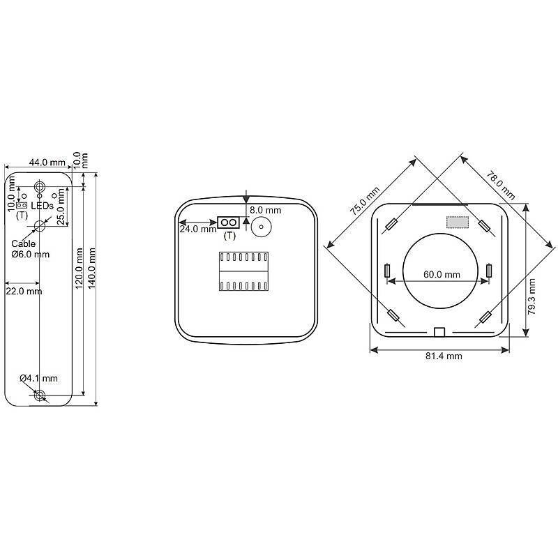 Aritech ATS1180 Leser Secure MIFARE DESFire EV1, 2, Secure ATS MIFARE DESFire EV1/EV2 Leser | Unterstützt Secure Mifare