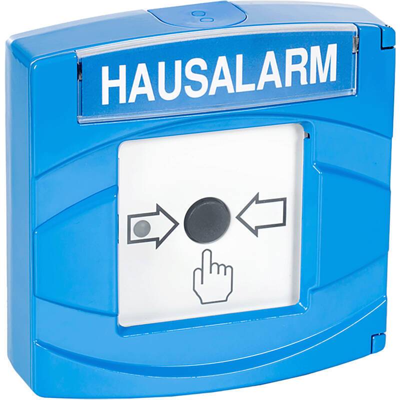 Aritech Hausalarmtaster, blau, Hausalarm | nach Richtlinien: EN 54-11 | Technik: Verdrahtet | Funktionen: mechanischer
