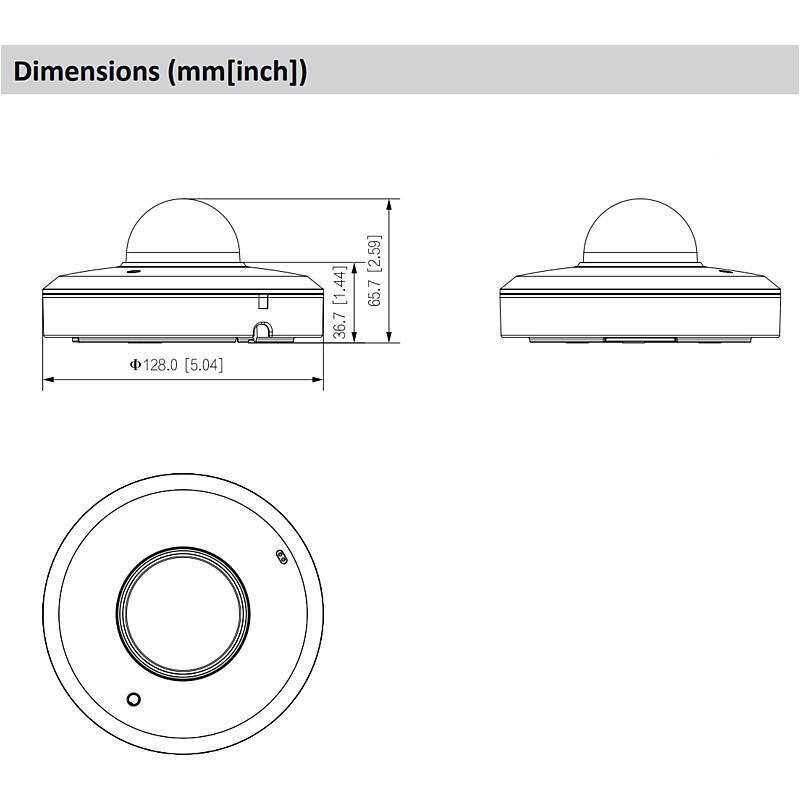 Dahua SD1A404DB-GNY IP-Kamera 4MPx T/N IR IP66, 4 MegapixelDome Kamera | Blickwinkel:96,9° - 31,6° (Objektiv-Brennweite