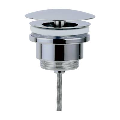 Permanent Ablaufventil ohne Überlauf, Chrom, 1 1/4"