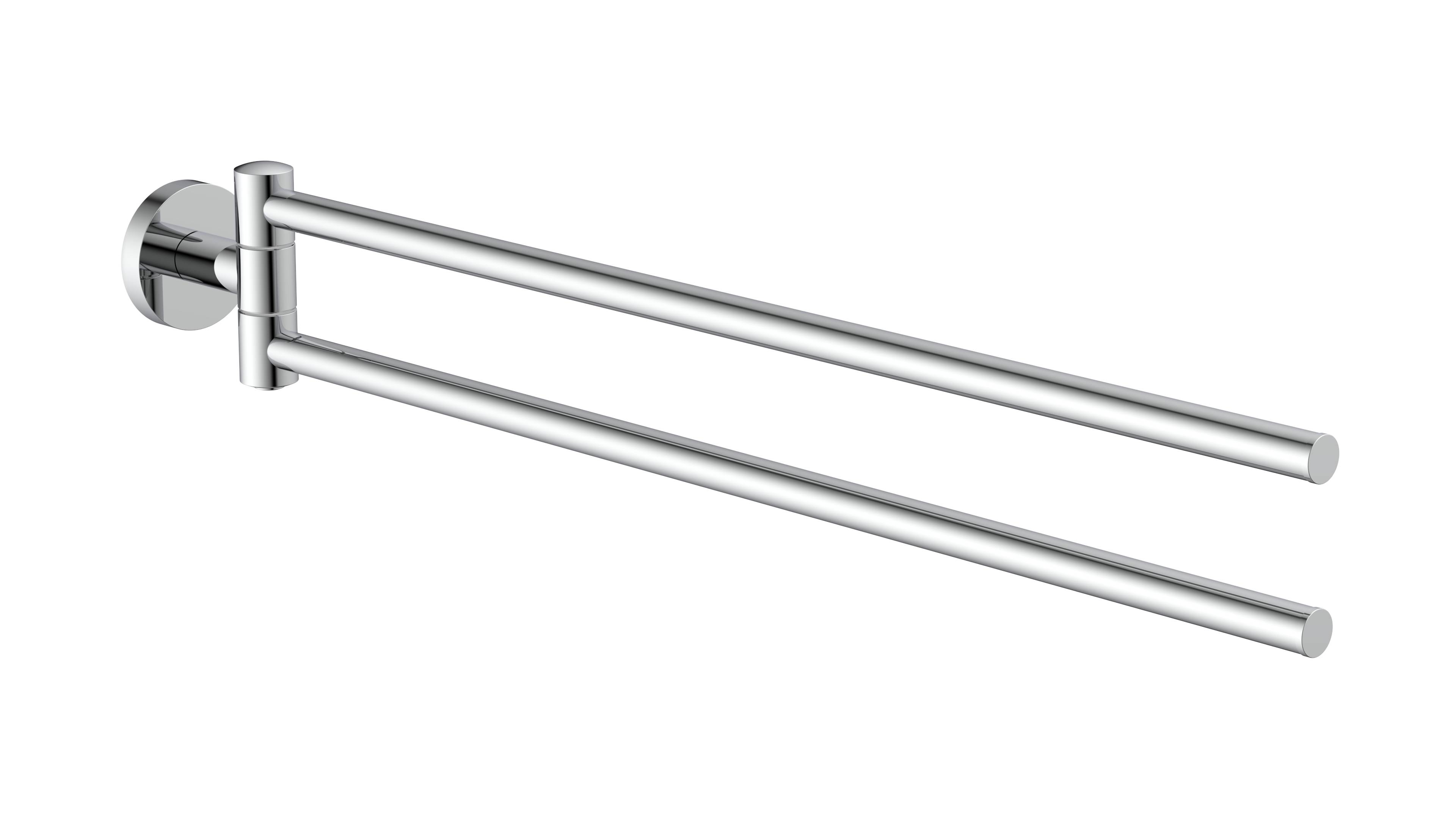 Zwei glänzende Metallstäbe auf schwarzem Hintergrund, diagonal zueinander parallel ausgerichtet.