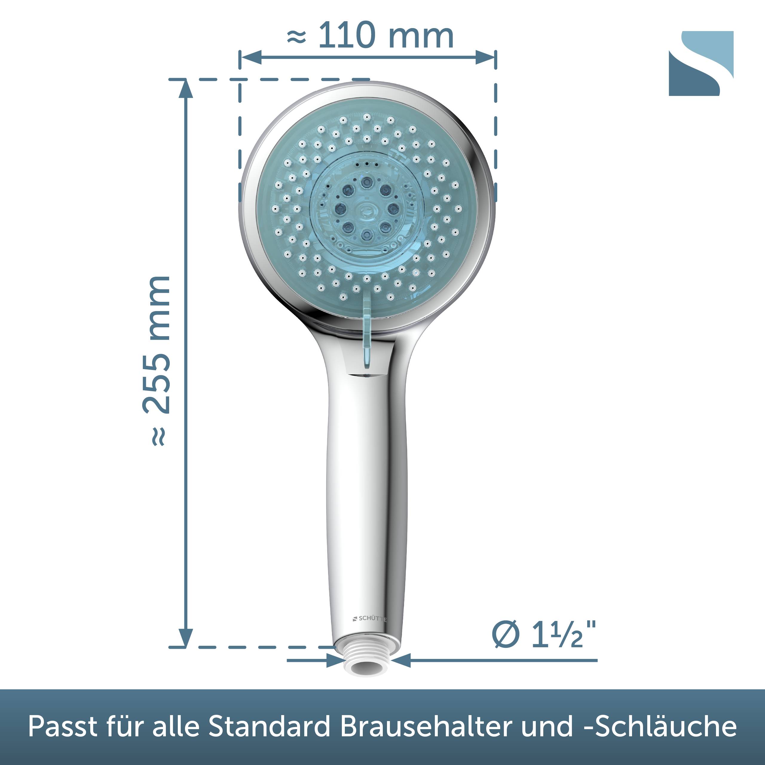 GALAXIS LED Handbrause, Chrom