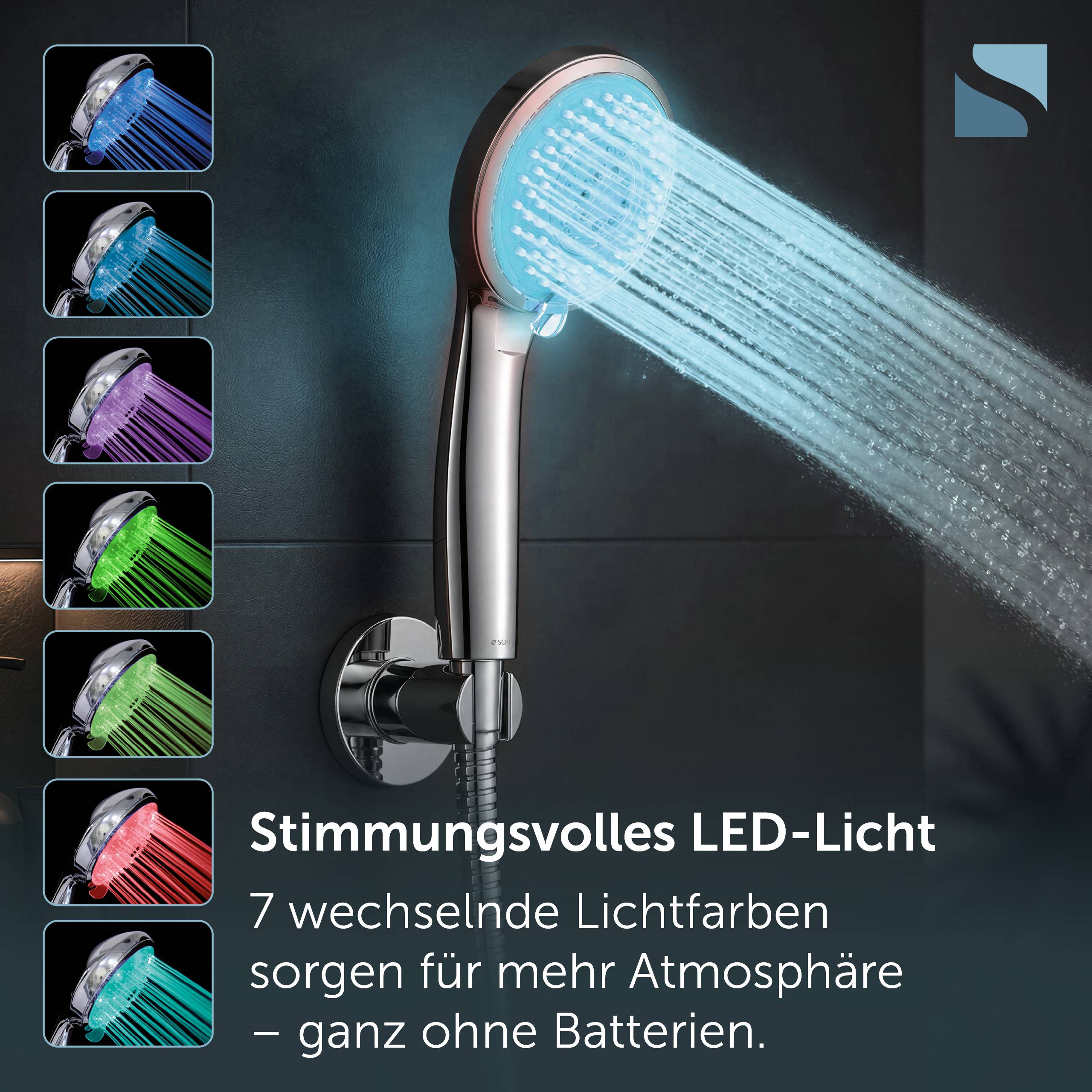 GALAXIS LED Handbrause, Chrom