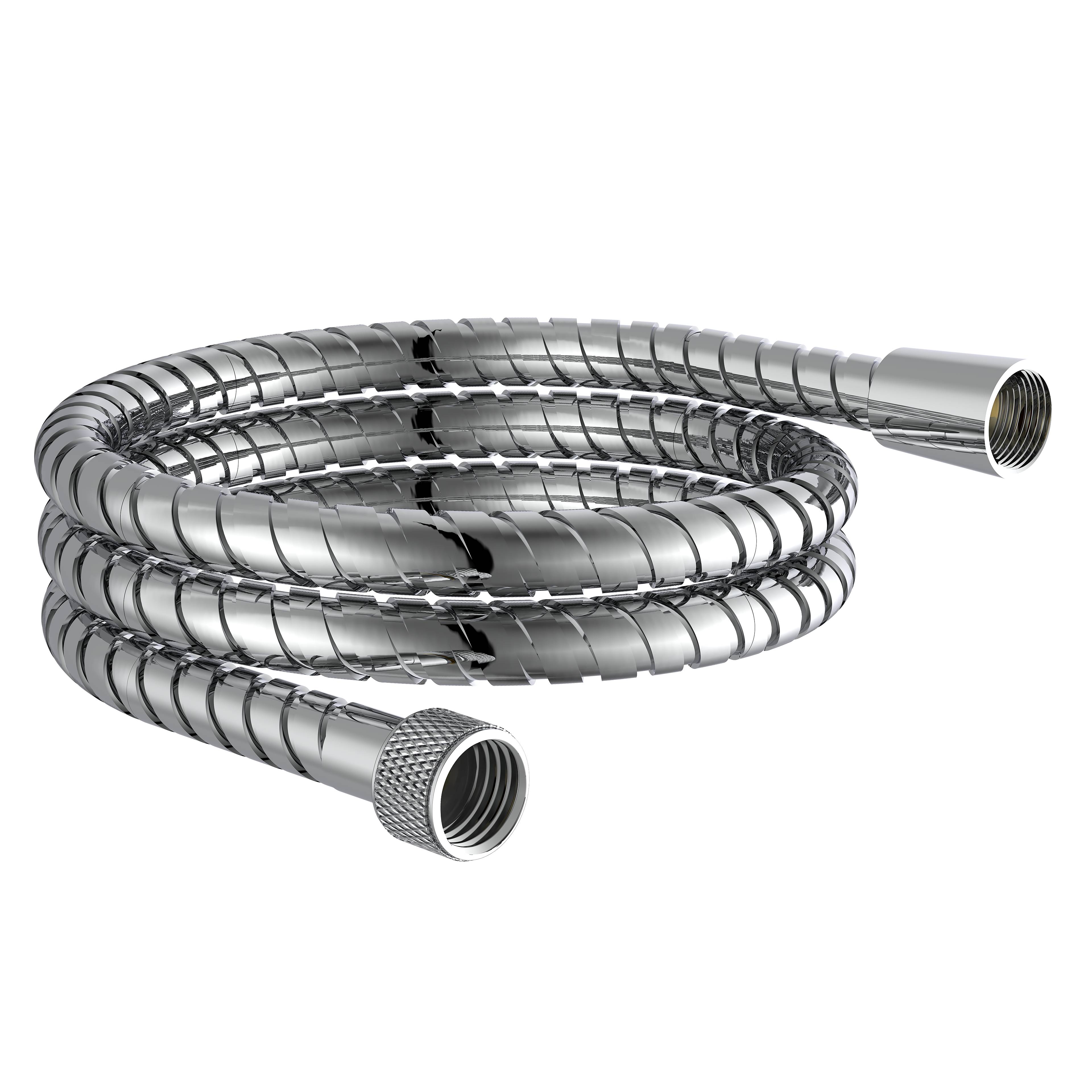 Brauseschlauch 125 cm, Edelstahl, Chrom