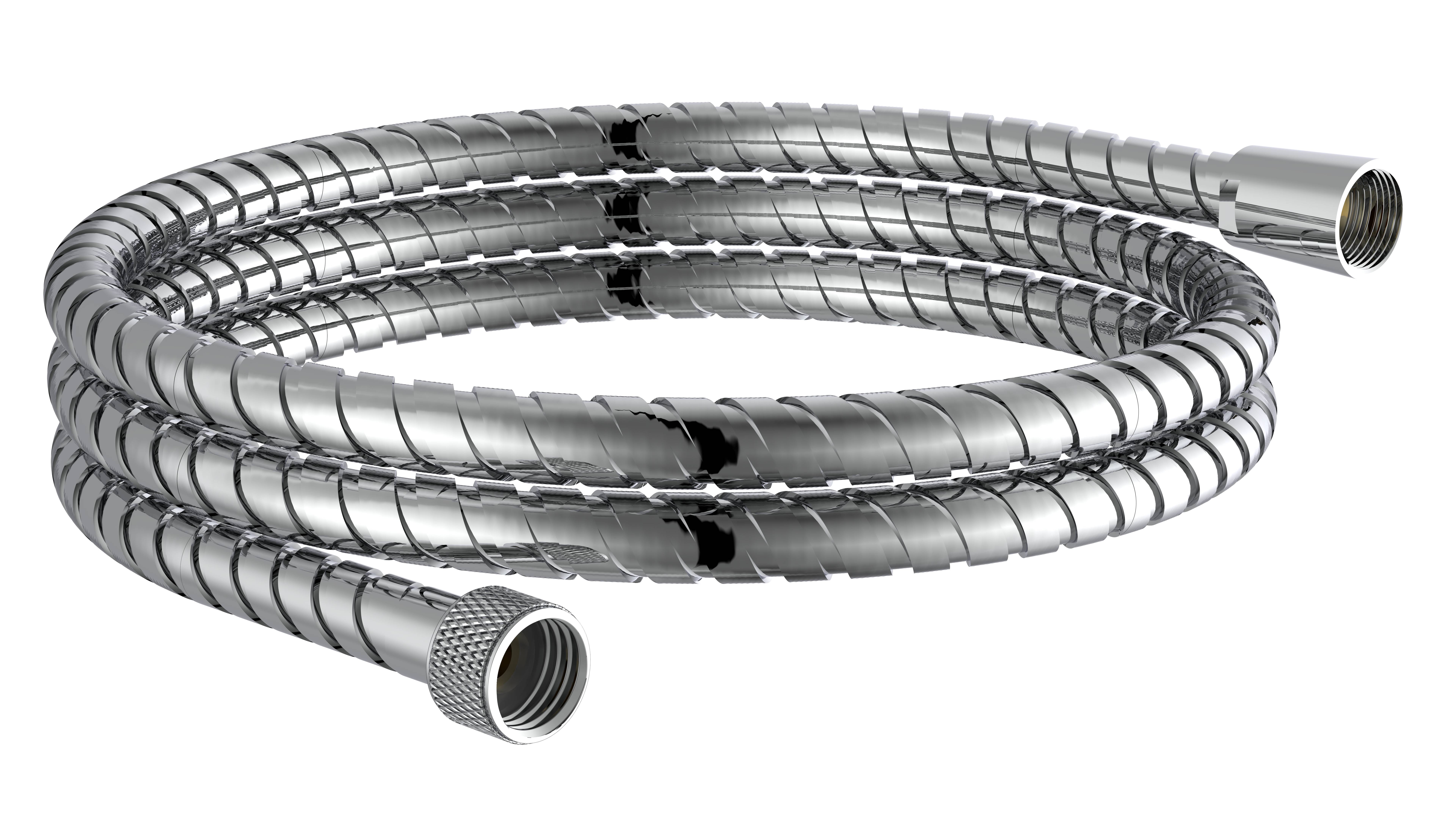 Brauseschlauch 175 cm, Edelstahl, Chrom