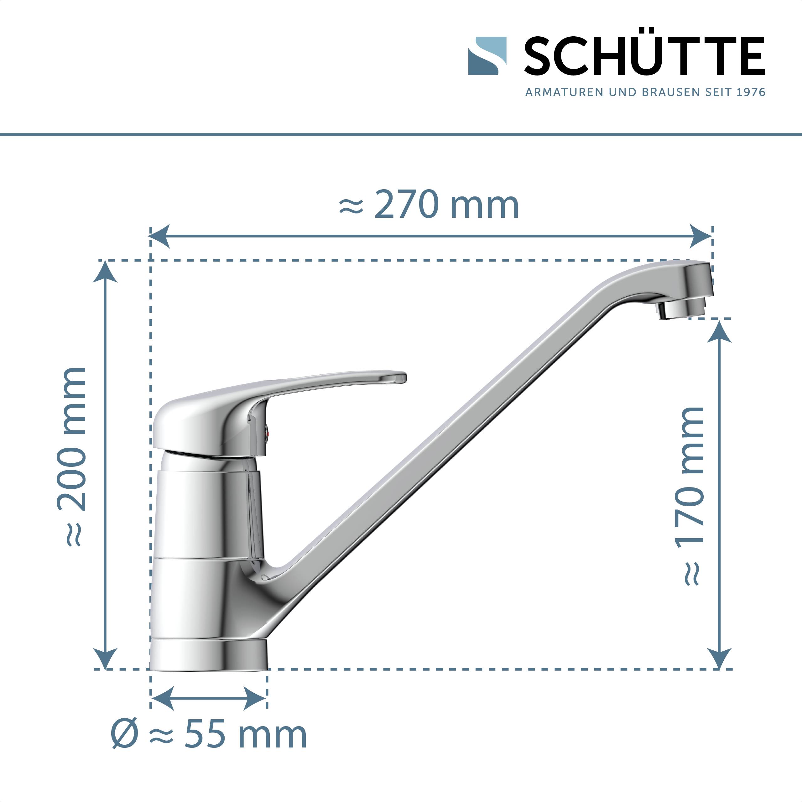 GRANDE Spültischarmatur, Chrom