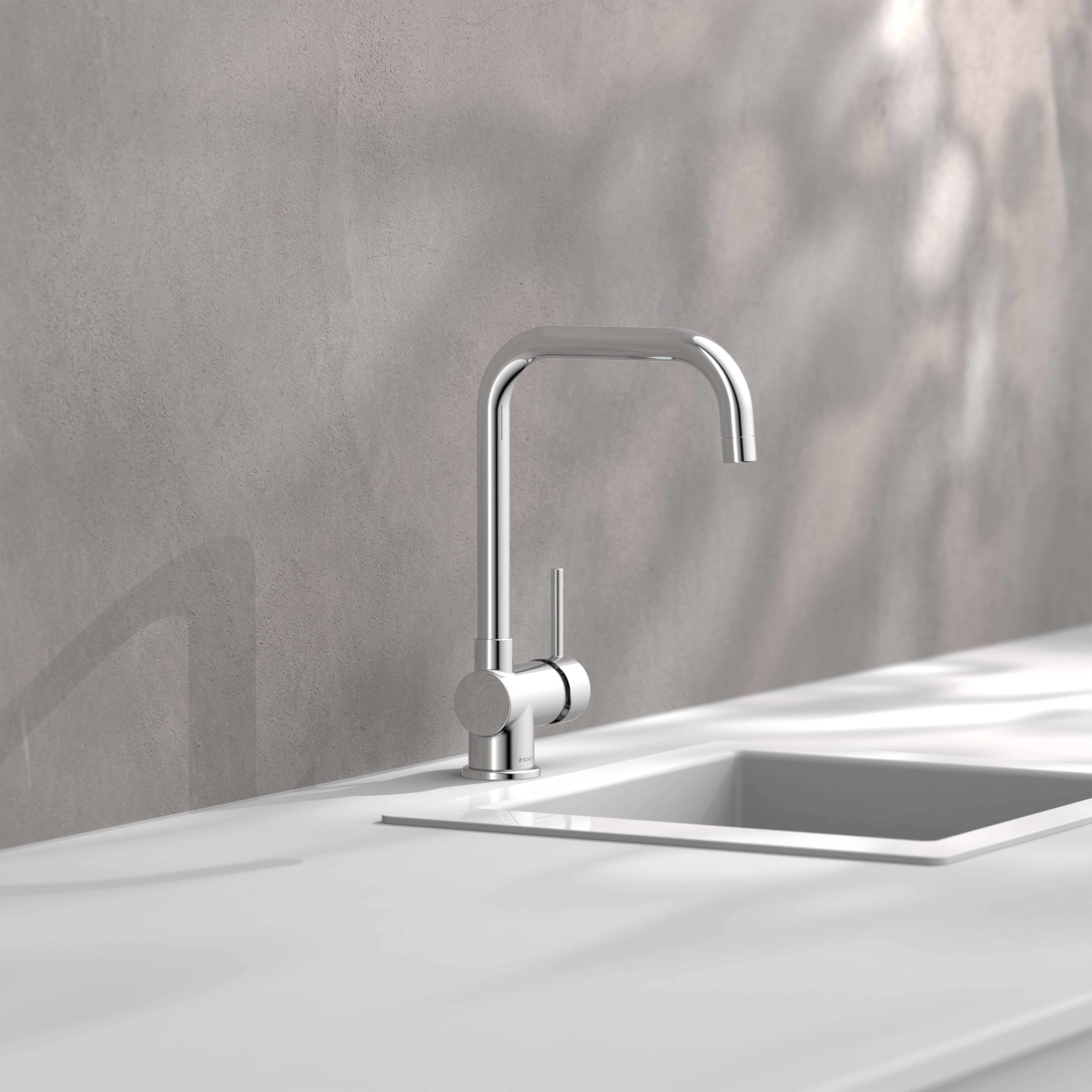 Schütte Toilettensitz mit Befestigungsscharnierten oben, Beschläge und Anleitung. Beinhaltet Soft-Close-Mechanismus für einfache Installation.