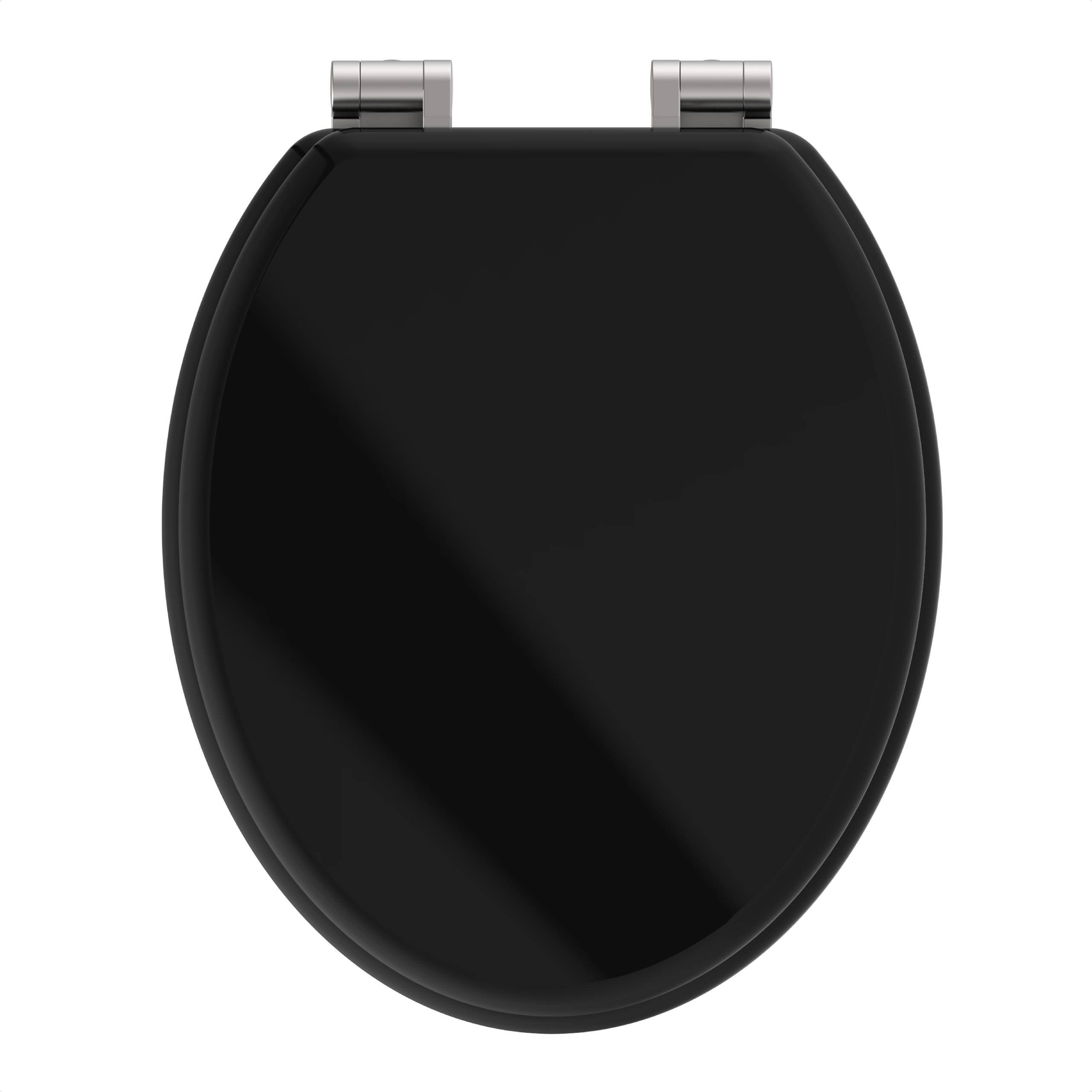 MDF WC-Sitz SPIRIT BLACK, mit Absenkautomatik