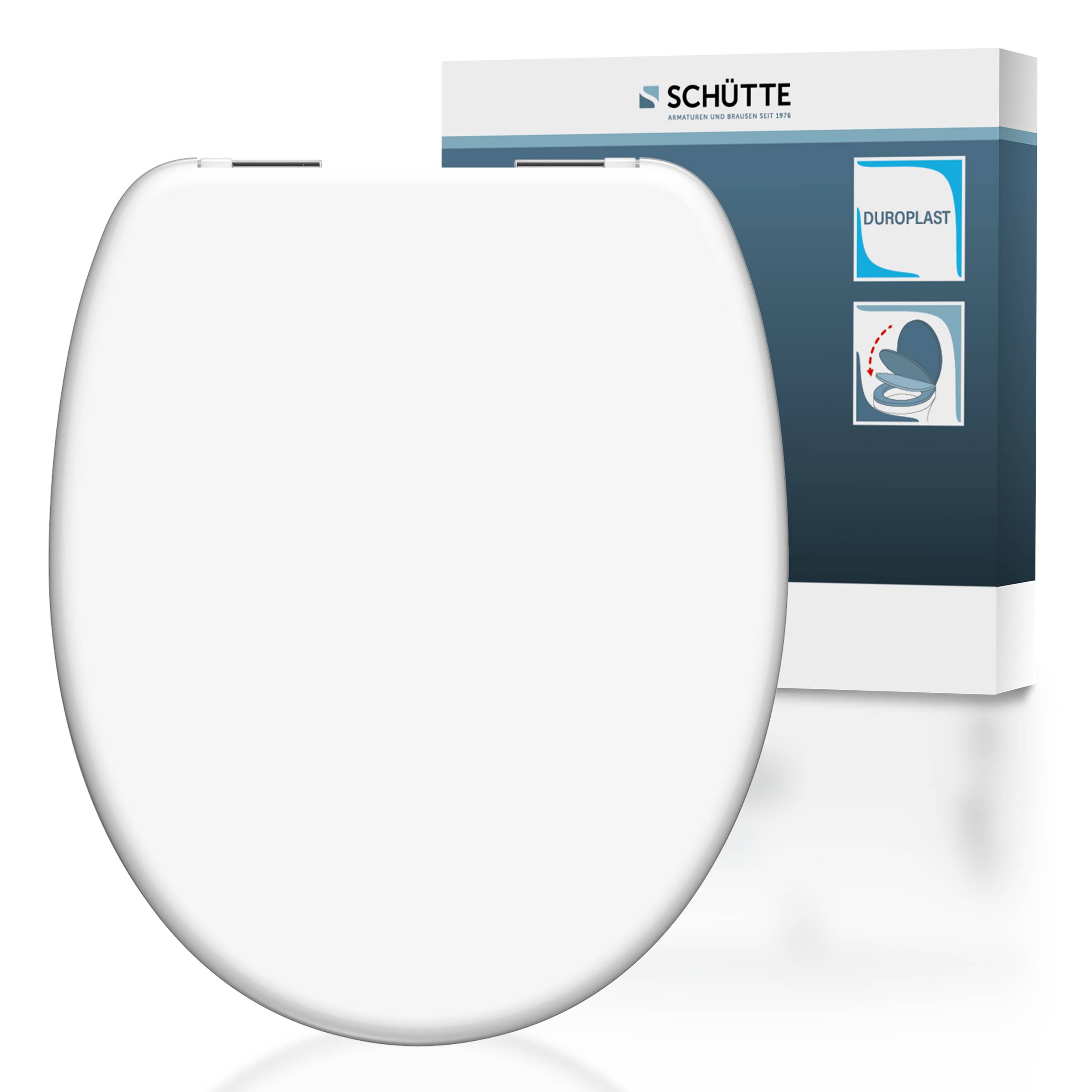 Duroplast WC-Sitz WHITE, mit Absenkautomatik