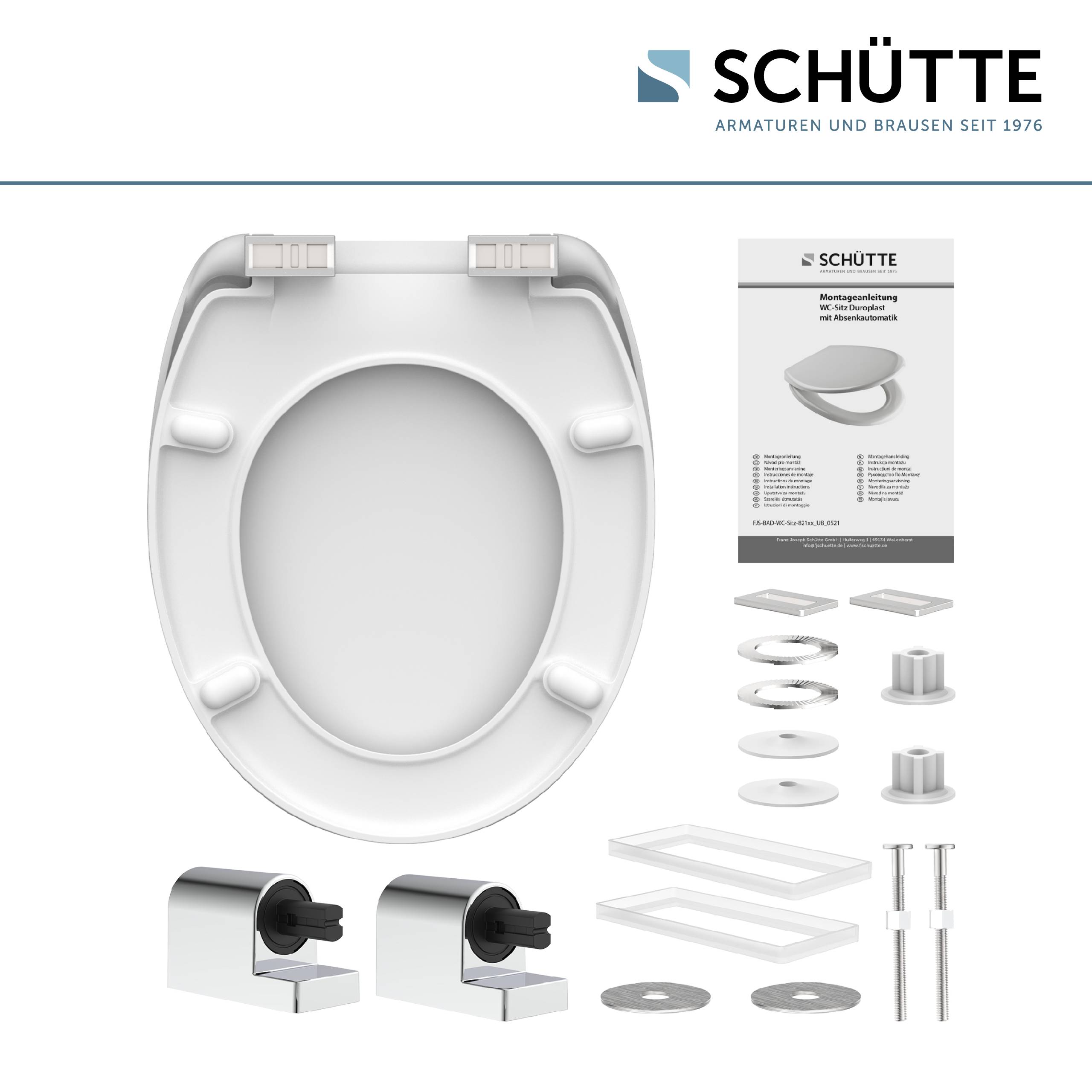 Duroplast WC-Sitz LIGHTHOUSE, mit Absenkautomatik