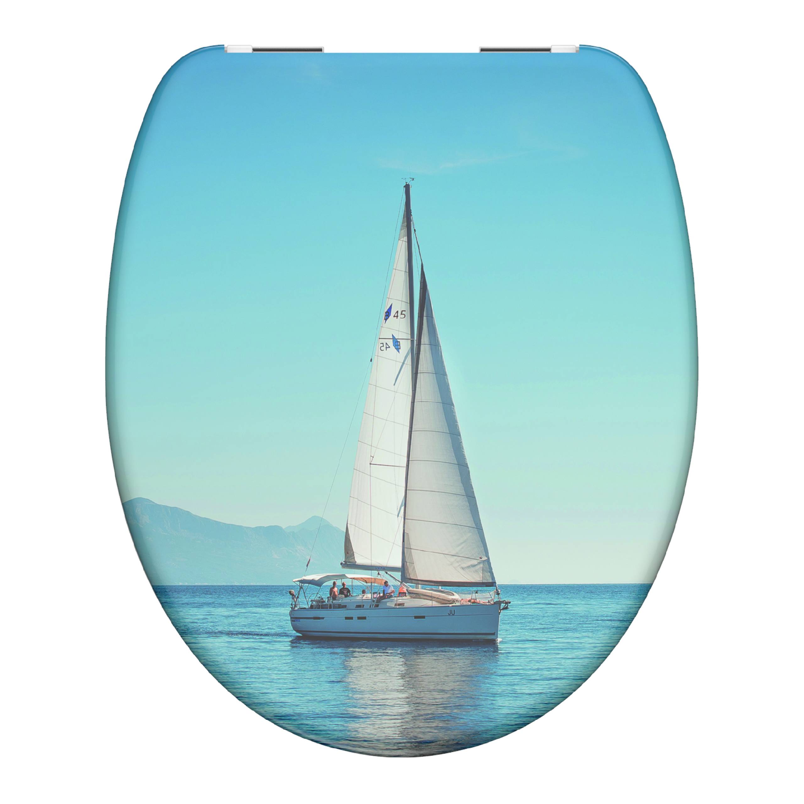 Duroplast WC-Sitz SAILING, mit Absenkautomatik