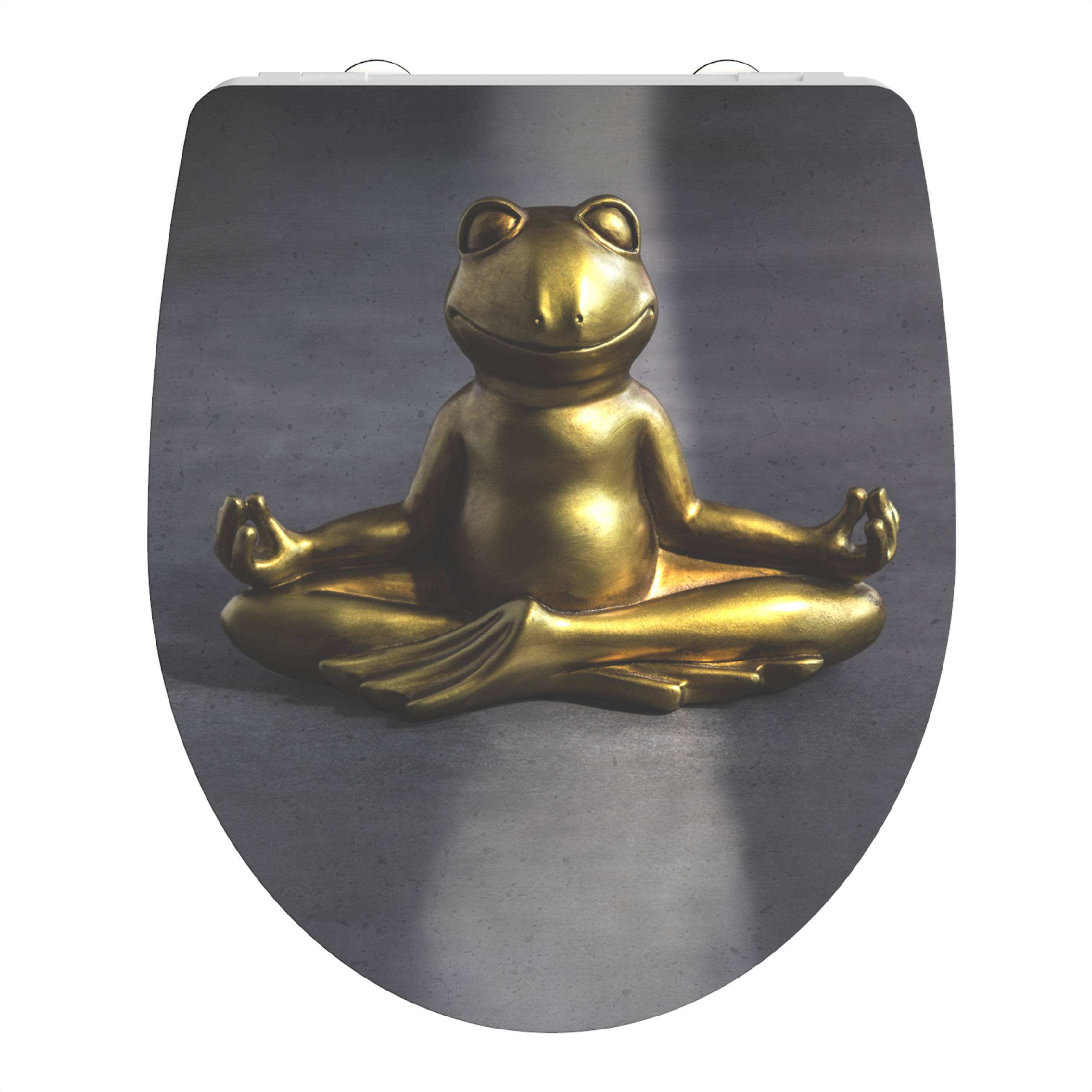 Duroplast HG WC-Sitz RELAXING FROG, mit Absenkautomatik und Schnellverschluss