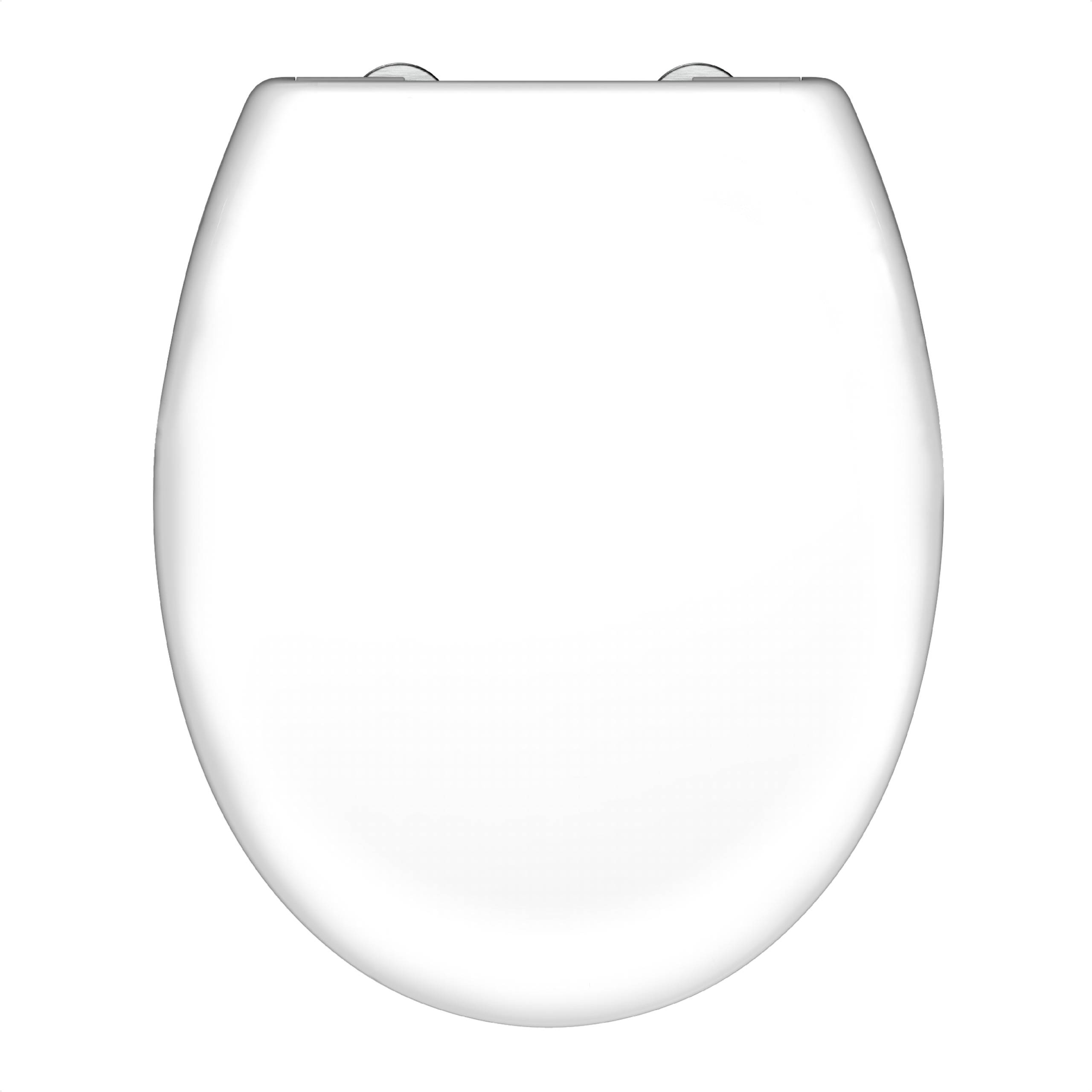 Duroplast WC-Sitz WHITE, PREMIUM, mit Absenkautomatik und Schnellverschluss