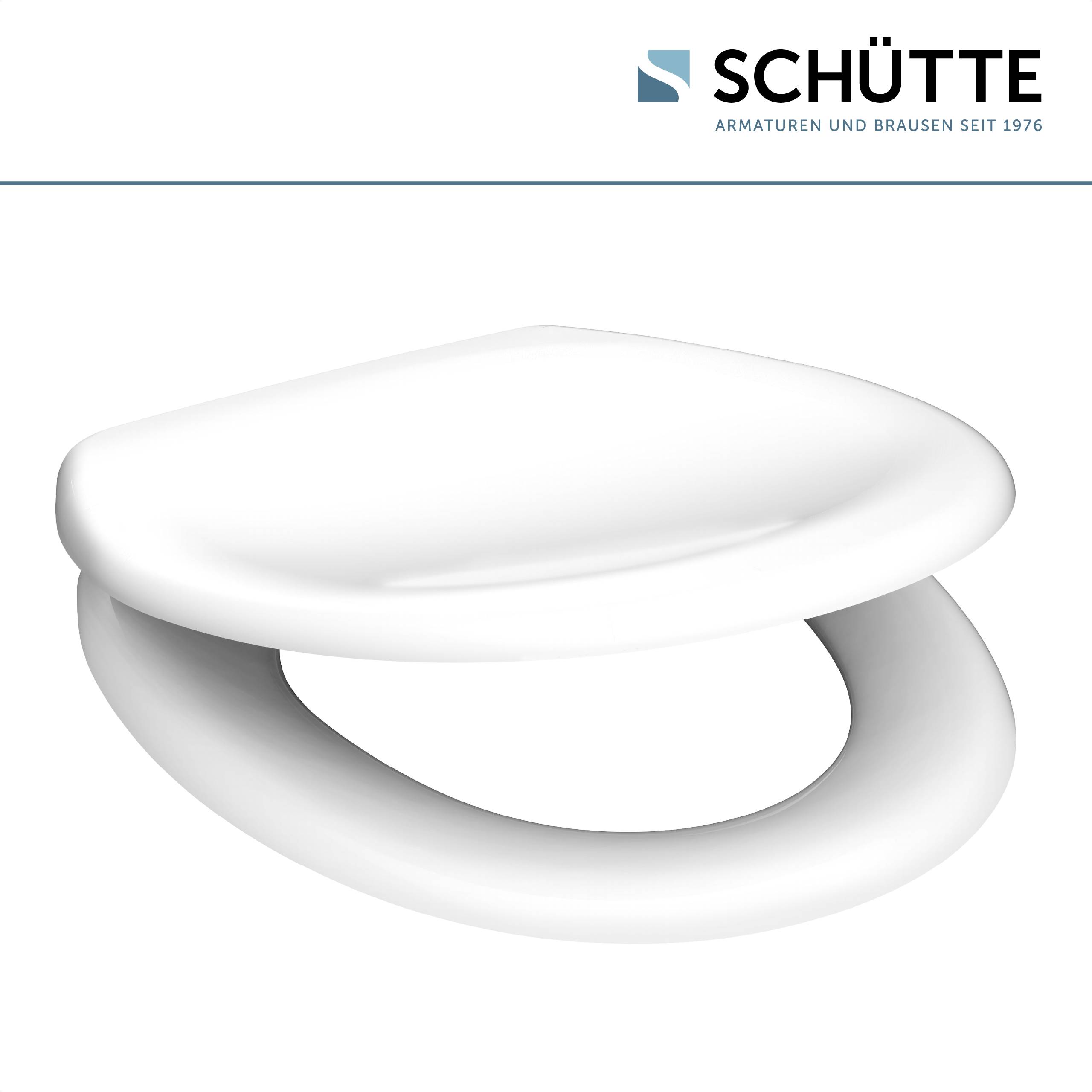 Duroplast WC-Sitz WHITE, PREMIUM, mit Absenkautomatik und Schnellverschluss