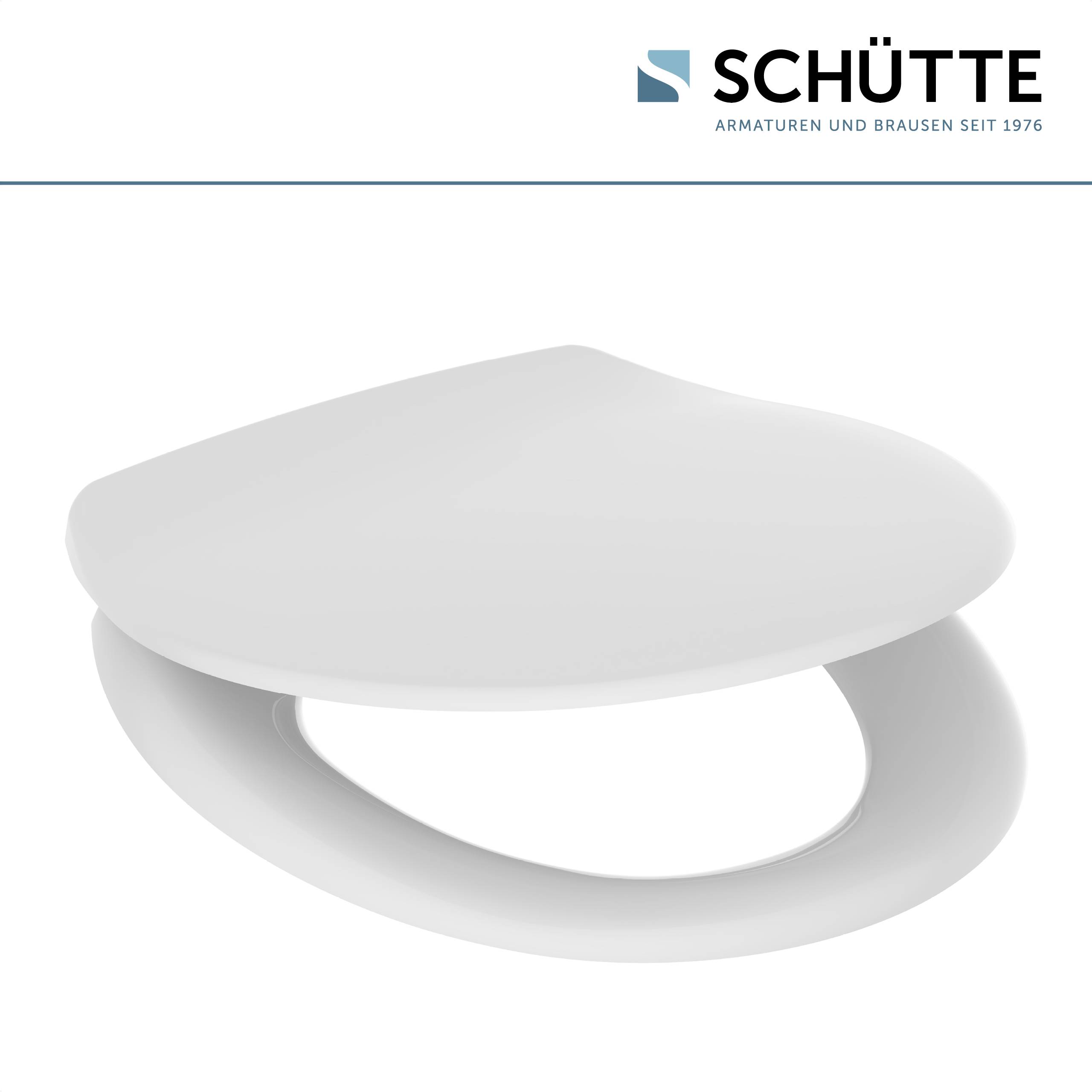 Duroplast WC-Sitz WHITE, PREMIUM, mit Absenkautomatik